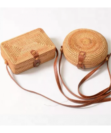 summer beach bag straw bag handmade women handbag crossbody single shoulder rattan new fashion lady bohemian