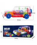 Universal Wheel For 360-Degree Spin Electric Toy Children'S Toy Transparent Gear Car