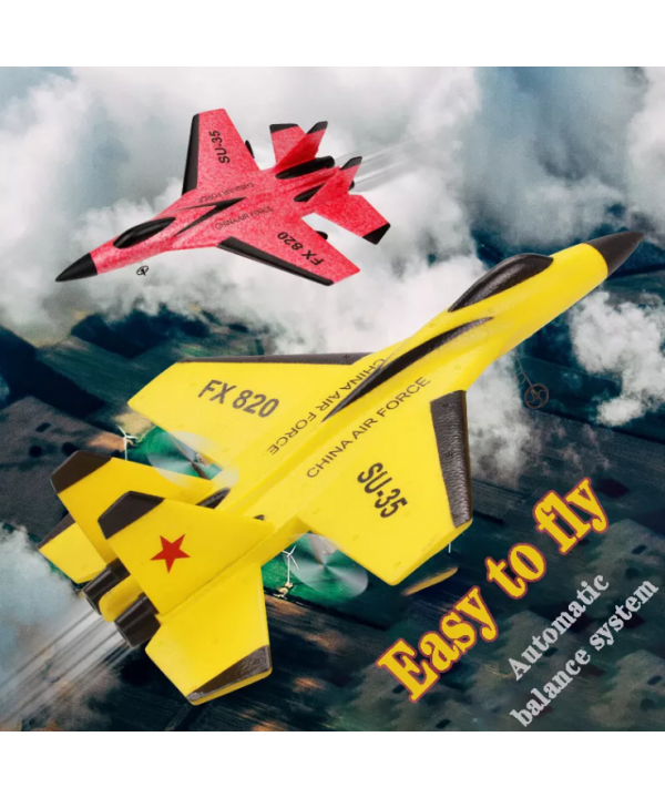 RC Airplane Fixed Wing FX-820 Glider 2.4G Remote Control Aircraft Model EPP Foam SU-35 RC Glider