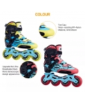 EACHkids Factory Hot Sale High Quality Two-Row Glitter Flashing Roller Quad Skates Unisex Wheel Skating Shoes for Woman And Man