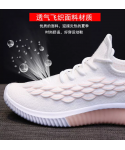 Wholesale new spring and autumn flying women's shoes breathable flat-soled shoes all-match soft-soled casual yeezy sneakers